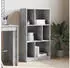 vidaXL Bücherregal Betongrau Holzwerkstoff 57x28,5x107,5cm (848006)