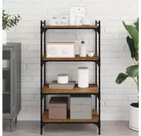 vidaXL Regalbrett 4 pcs Braun 60 x 40 x 1,5 cm Holzwerkstoff