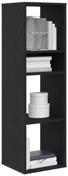 vidaXL B&uuml;cherregal Schwarz 34x31x112cm Holzwerkstoff (860284)