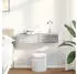 vidaXL Wandregal mit Schubladen Grau Sonoma 80x33x17cm Holzwerkstoff (859982)