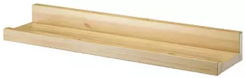 Erst-Holz Wandregal Fotoleiste Massivholz Kiefer (90.82-12)