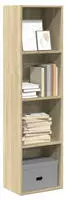 vidaXL B&uuml;cherregal Sonoma-Eiche 40x30x152 cm Holzwerkstoff