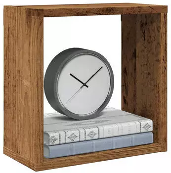 vidaXL Wandw&uuml;rfelregal Altholz 30x15x30cm (856577)