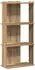vidaXL Bücherregal 3 Böden Artisan-Eiche 60x30x120cm Holzwerkstoff (860273)