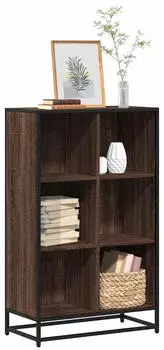 vidaXL B&uuml;cherregal Braun Eichen-Optik 65,5x33x107,5cm Holzwerkstoff (849163)