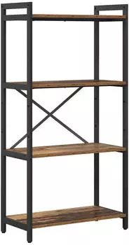 vidaXL B&uuml;cherregal Altholz 60x30x120cm