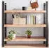 vidaXL Wandregal Hellbraun 120x60x(2-6)cm Massivholz Eiche (363699)