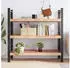 vidaXL Wandregal Hellbraun 120x60x(2-6)cm Massivholz Eiche (363699)