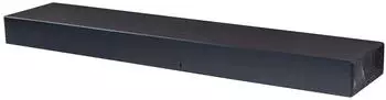 levandeo Wandregal Massivholz 100x20cm Schwarz