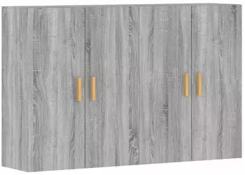 vidaXL Wandschr&auml;nke 2 Stk. Grau Sonoma Holzwerkstoff (3197879)