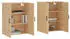vidaXL Wandschränke 2 Stk. Sonoma-Eiche 69,5x34x90cm (3195630)