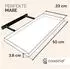 Casaria Schweberegal 2er-Set MDF Matt Grau 50cm 15kg (996349)
