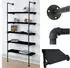 MCW Standregal MCW-C45 Industriedesign 5 Ablagefächer 165x80x28cm dunkelgrau (MCW-C45)