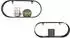 Mirrors and More Joyce Wandregal 2er-Set, Metall, Schwarz, 38x18x10cm (82370102)