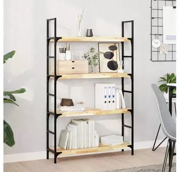 vidaXL Schweberegale 2 Stk. 100x20x4cm Massivholz Akazie Unbehandelt (3279428)
