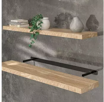 Casaria Wandregal Schwebend MDF Eiche 110cm (107764)