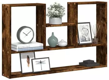 vidaXL Wandregal Rauchige Eiche 99x15x60cm Holzwerkstoff (853240)