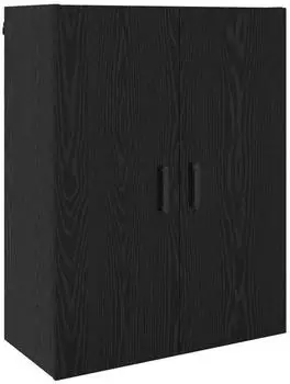 vidaXL Wandschrank Wandmontiert Schwarz Eichen-Optik 69,5x34x90cm (879521)
