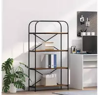vidaXL B&uuml;cherregal Ger&auml;ucherte Eiche 80 x 30 x 146 cm Holzwerkstoff