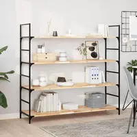 vidaXL Schweberegal 140x40x2 cm Massivholz Akazie Unbehandelt