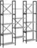 vidaXL Bücherregal Holzwerkstoff Grau Sonoma 156x25x167cm (868344)