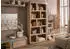 Massivmoebel24 Amsterdam Standregal Akazie 100x35x204cm beige lackiert (09-350-877-1021)