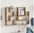 vidaXL Wandregal Wandmontiert Artisan-Eiche 96x12x64cm