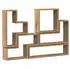 vidaXL Wandregal Wandmontiert Artisan-Eiche 96x12x64cm