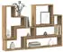 vidaXL Wandregal Wandmontiert Artisan-Eiche 96x12x64cm