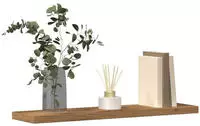 vidaXL Wandregale 4 Stk. Artisan-Eiche 40x10x1,5 cm Holzwerkstoff
