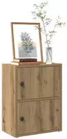 vidaXL B&uuml;cherregal Artisan-Eiche 40x24x52 cm Holzwerkstoff