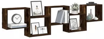 vidaXL W&uuml;rfelregal 5 F&auml;cher R&auml;uchereiche Holzwerkstoff (859999)