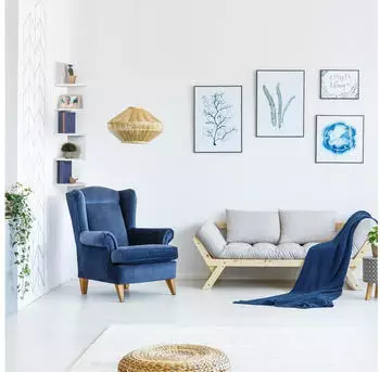 Relaxdays Eckregal Zickzack Wandmontage 5 F&auml;cher Holzwerkstoff Wei&szlig;