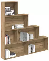 vidaXL B&uuml;cherregal Artisan-Eiche 157x24x160 cm Holzwerkstoff
