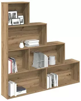 vidaXL B&uuml;cherregal Holzwerkstoff Artisan Eiche 157x24x160cm (855889)