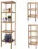 Mendler HWC-B18 Badregal Standregal Bambus 140x34x33cm (HWC-B18)