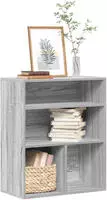 vidaXL B&uuml;cherregal Grau Sonoma 60x30x71,5 cm Holzwerkstoff