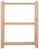 vidaXL Lagerregal 3 Böden Massivholz Kiefer 60x28,5x90cm (327322)