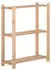 vidaXL Lagerregal 3 Böden Massivholz Kiefer 60x28,5x90cm (327322)
