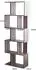 Mobili Rebecca Bücherregal 5 Fächer MDF grau 169x60x24cm (RE6400)