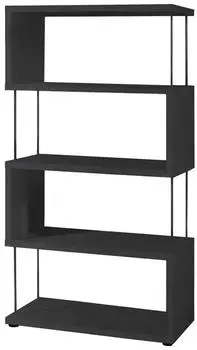 M&auml;usbacher Sticks Standregal 4 F&auml;cher Schwarzstahl 66x126cm (Sticks)