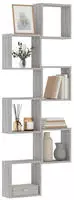 vidaXL W&uuml;rfelregale 6 Stk. Grau Sonoma 30x15x30 cm