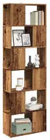 vidaXL B&uuml;cherregal/Raumteiler Altholz-Optik 60x24x186 cm