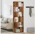 vidaXL Bücherregal/Raumteiler Altholz-Optik 60x24x186cm (856730)