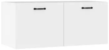 vidaXL Wandschrank Holzwerkstoff Wei&szlig; 80x36,5x35cm