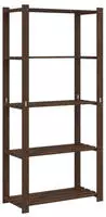 vidaXL Lagerregal mit 5 B&ouml;den Braun 80x38x170 cm Massivholz Kiefer