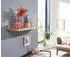Finebuy Wandregal Mango Massivholz/Metall 60cm Industrial Design (FB34739)