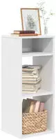 vidaXL B&uuml;cherregal Wei&szlig; 34x31x80 cm Holzwerkstoff
