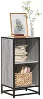 vidaXL B&uuml;cherregal Grau Sonoma 40x35x76 cm Holzwerkstoff