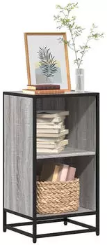 vidaXL B&uuml;cherregal Grau Sonoma 40x35x76cm Holzwerkstoff (849097)